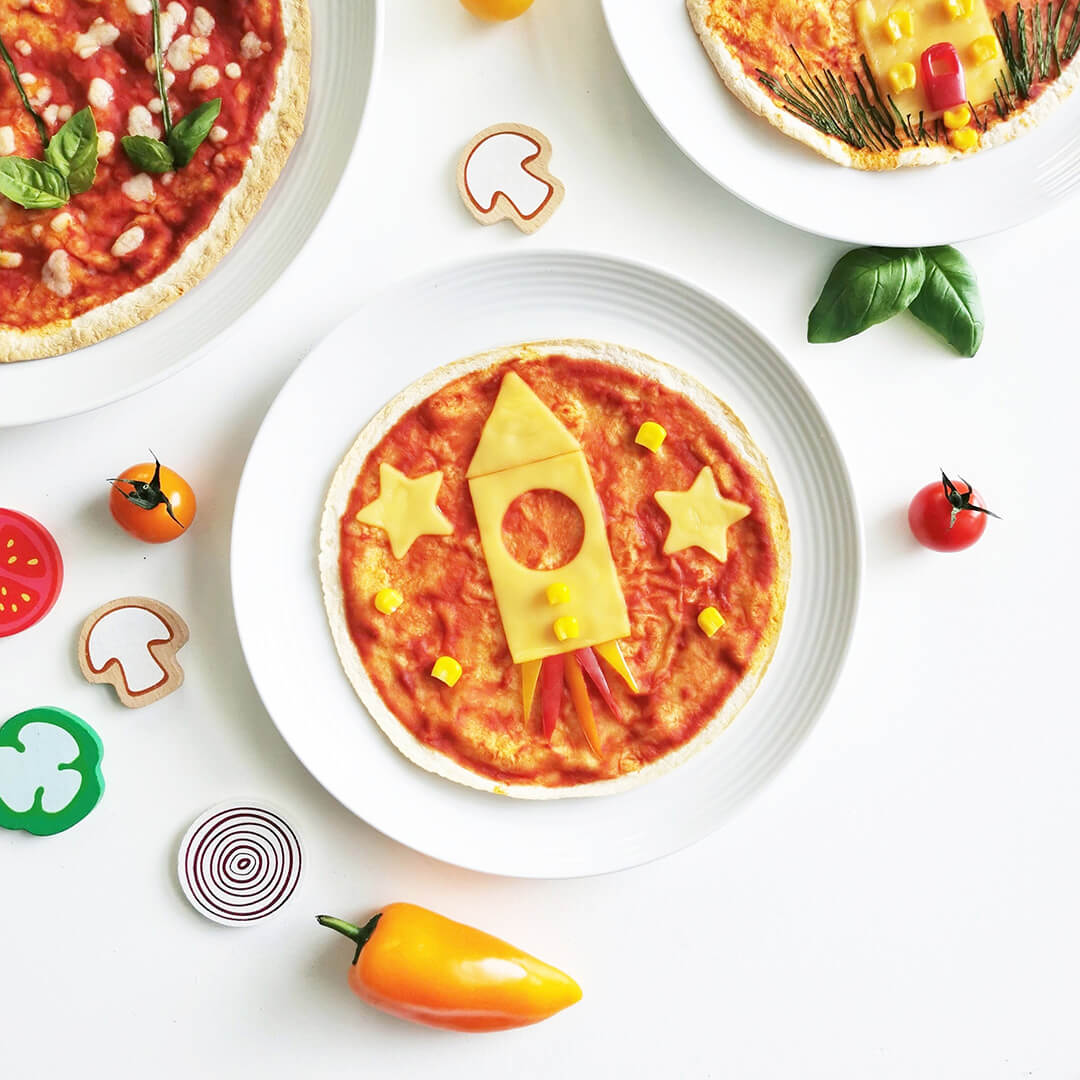 Rocket Tortilla Wrap Pizza Recipe For Kids 18 Months Organix